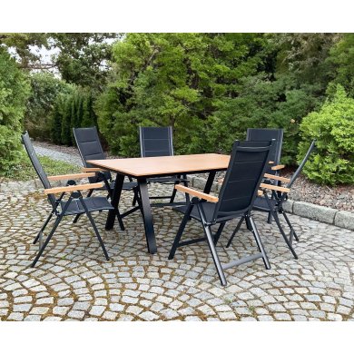 Складной садовый стул Kontrast MADERA Черный - 6 Складной садовый стул Kontrast MADERA Черный 5.90.21315 фото - 6