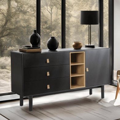 Комод Mebel Elit CASTILLO Чорний - 5 Комод Mebel Elit CASTILLO Чорний ME.CASTILLO/CZ/KOM фото - 5