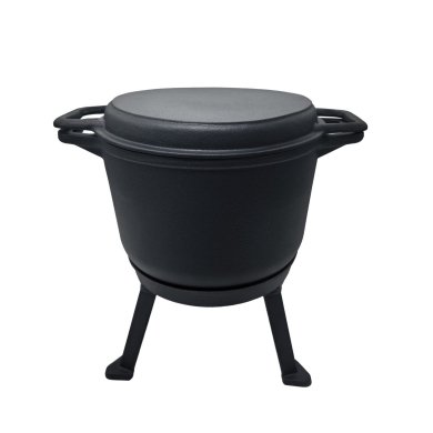 Чугунный котелок 3в1 Garden Line BBQ5930 8 л Черный BBQ5930 фото - 2
