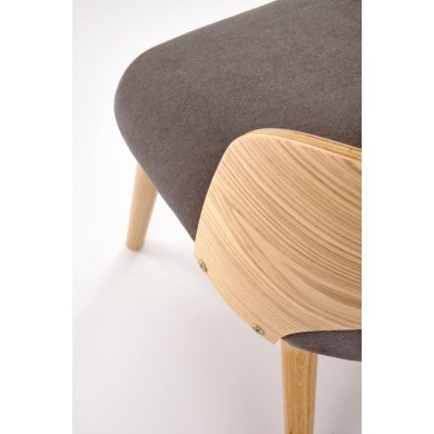 Обеденный стул Halmar CADIZ Пепельный - 10 Обеденный стул Halmar CADIZ Пепельный V-PL-CADIZ-NATURALNY/POPIEL фото - 10