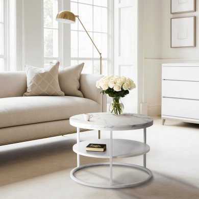 Журнальный стол Mebel Elit BEST Marmur Белый - 6 Журнальный стол Mebel Elit BEST Marmur Белый ME.BEST/BM/B/L фото - 6