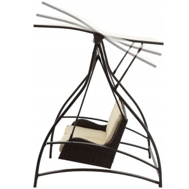 Садова гойдалка Garden Line 166x130x170 см Бежевий - 4 Садова гойдалка Garden Line 166x130x170 см Бежевий KRE3132 фото - 4