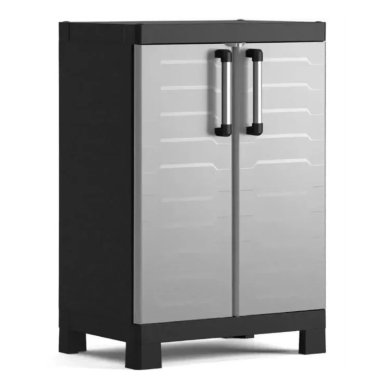 Садовый шкаф Keter/Kis DETROIT LOW RESIN Серый 252264
