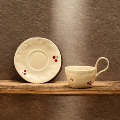 Чашка с блюдцем Homla ISERNIA 200 мл Принт 236906 фото - 7