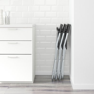 Обеденный стул складной GUNDE Черный - 2 IKEA Обеденный стул складной GUNDE Черный (ИКЕА GUNDE) 00217797 фото - 2