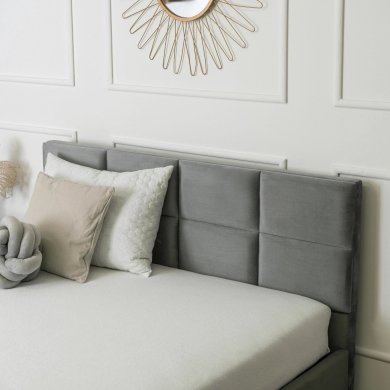 Кровать Mebel Elit MANDA Welur 160x200 см Серый ME.MANDA/160/P/V/LOZZPOJ фото - 8