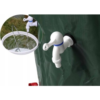 Резервуар для дождевой воды Garden Line 750 л Зелений - 7 Резервуар для дождевой воды Garden Line 750 л Зелений DES6395 фото - 7