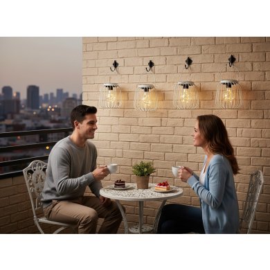 Декоративный светильник на солнечной батарее Garden Line LAP8860 Белый LAP8860 фото - 3