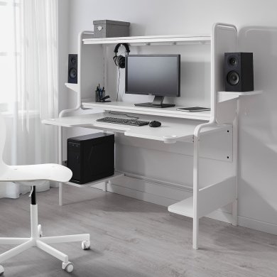 IKEA Комп'ютерний стіл FREDDE Білий (ИКЕА ФРЕДДЕ) 10451068 фото - 2