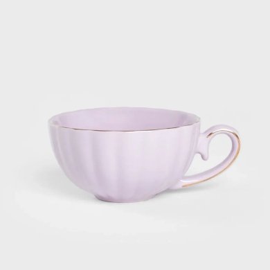 Чашка с блюдцем Homla MINA 200 мл Фиолетовый 238981 фото - 5