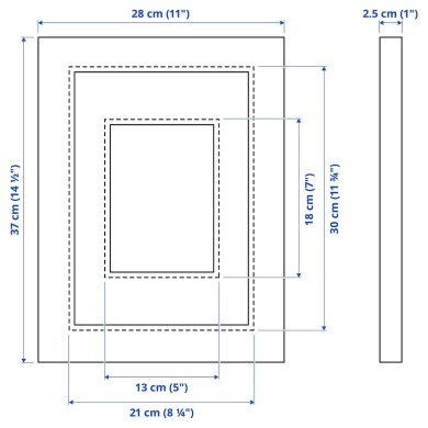 Рамка EDSBRUK - 6 IKEA Рамка EDSBRUK (ИКЕА ЭДСБРУК) 80427621 фото - 6