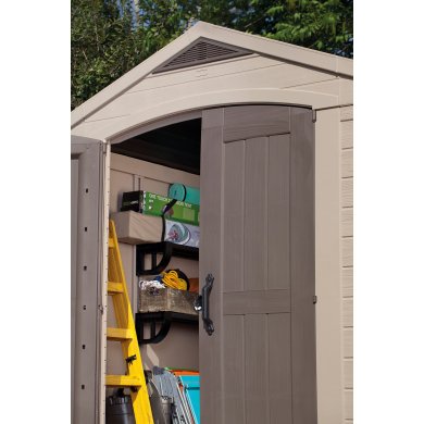 Садовый домик Keter FACTOR 257х182х243 см Бежевый 230451-1 фото - 7