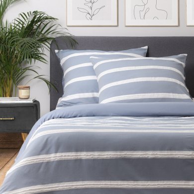 Комплект постельного белья Homla GLAND 160x200 см Голубой 209967 фото - 6