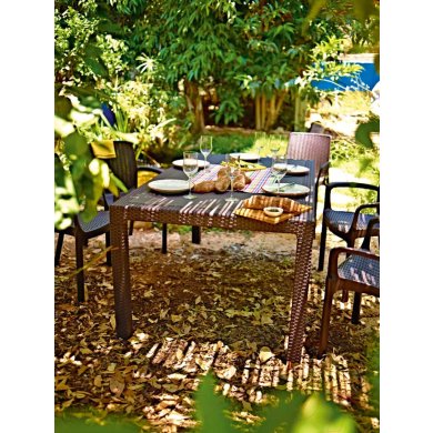 Садовый стол Keter MELODY Коричневый - 3 Садовый стол Keter MELODY Коричневый 230667 фото - 3