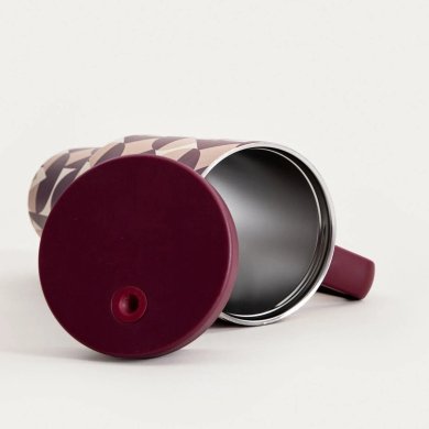 Термокружка с трубочкой Homla CHERRY CHIC 1,2 л Принт 243117 фото - 3