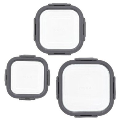 Контейнер Duka Lunchbox 500мл | Прозорий/Сірий 1218816 фото - 3
