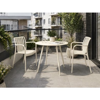 Садовый стул Kontrast KP104-KD Кремовый Meb000049 фото - 6