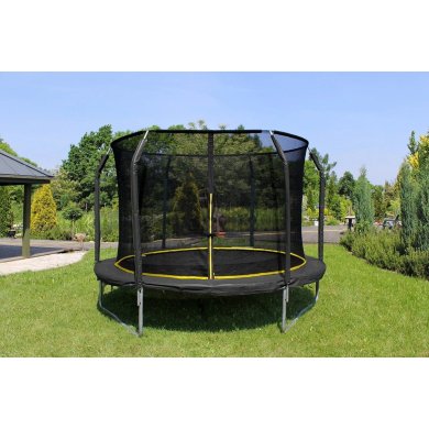 Батут с защитной сеткой Corciano PREMIUM 305 см Черный 5901721051263 фото - 10