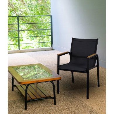 Садовий стілець Kontrast FUERTE Чорний 5.03.212306 фото - 3