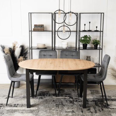 Розкладний обідній стіл Mebel Elit HARRY Дуб рів'єра - 12 Розкладний обідній стіл Mebel Elit HARRY Дуб рів'єра B.HARRY/DR/CZ/S фото - 12