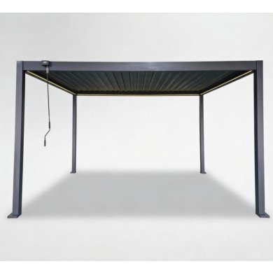 Пергола з LED підсвіткою Garden Line 4x3 м Сірий GOL0562 фото - 2