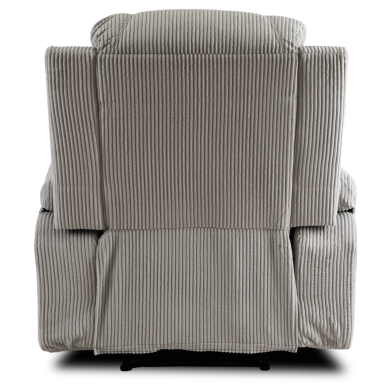 Крісло м'яке розкладне масажне з реклайнером Mebel Elit BOX Velvet Сірий ME.BOX2/P/SZTR/FW фото - 8