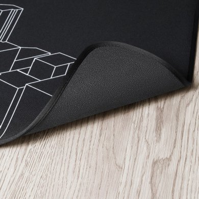 Захисний килимок для підлоги LANESPELARE 100х110 см Чорний - 5 IKEA Захисний килимок для підлоги LANESPELARE 100х110 см Чорний (ИКЕА ЛАНЕСПЕЛАРЕ) 80507793 фото - 5