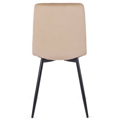 Обеденный стул Mebel Elit ROBIN Welur Бежевый ME.ROBIN/BZ/V/K фото - 4