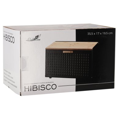Хлібниця Chomik HIBISCO Чорний - 5 Хлібниця Chomik HIBISCO Чорний NEL8879 фото - 5