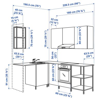 IKEA ENHET (ИКЕА ЭНХЕТ) 29338001 фото - 12