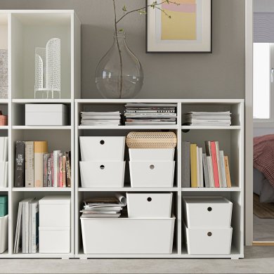 IKEA Стелаж VIHALS Білий (ИКЕА ВИХАЛС) 50483289 фото - 6