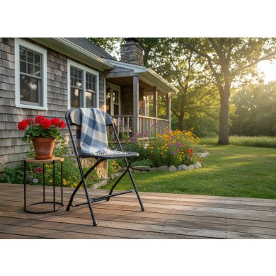 Складной садовый стул Garden Line ZUM3525 Черный ZUM3525 фото - 3