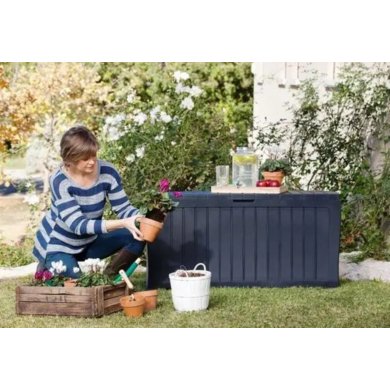 Садовый ящик Keter MARVEL PLUS 270 л Антрацит 230417-1 фото - 6