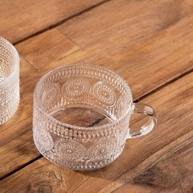 Чашка Homla BARREL 350 мл | Прозорий 201196 фото - 8