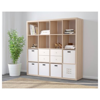 IKEA Стеллаж KALLAX Дуб (ИКЕА КАЛЛАКС) 10324513 фото - 4
