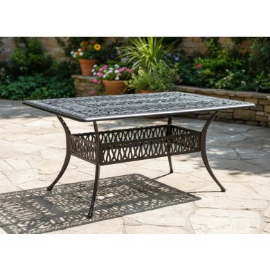 Алюминиевый садовый стол Garden Line HASTINGS Коричневый ATO4089 фото - 3