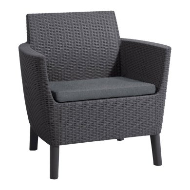 Комплект садових крісел Keter SALEMO 2 шт  Графіт 244098 фото - 2