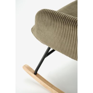 Кресло-качалка мягкое Halmar BELMIRO Оливковый - 9 Кресло-качалка мягкое Halmar BELMIRO Оливковый V-CH-BELMIRO-FOT-OLIWKOWY фото - 9