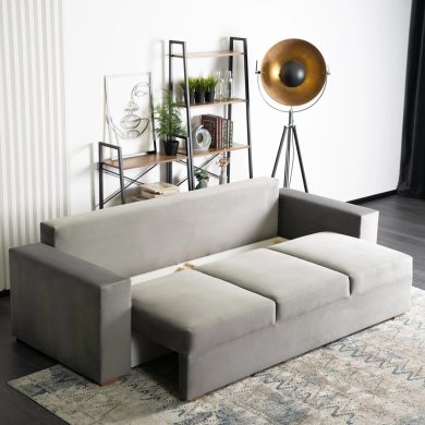 Розкладний диван Mebel Elit NICOLO Сірий MGK.WIKI/VELLUTO16/SOF фото - 8