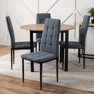 Обеденный стул Mebel Elit TEX Темно-серый - 12 Обеденный стул Mebel Elit TEX Темно-серый ME.TEX/CP/T/K фото - 12