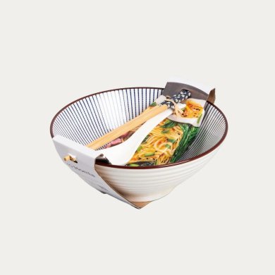 Набір посуду для рамена Homla SALADO 4 шт Принт 234631 фото - 8