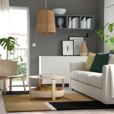 IKEA Ковер SKRIFTSPRAK 200x300 см Медово-коричневый (ИКЕА СКРИФЦПРАК) 80544917 фото - 3