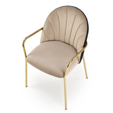 Обеденный стул Halmar K500 Бежевый - 7 Обеденный стул Halmar K500 Бежевый V-CH-K/500-KR фото - 7