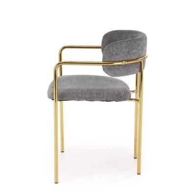 Обідній стілець Halmar K537 Попелястий V-CH-K/537-KR-POPIELATY фото - 4