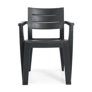 Садовий стілець Keter JULIE Графіт 246188 фото - 2