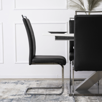 Обідній стілець Mebel Elit LOCA Чорний - 6 Обідній стілець Mebel Elit LOCA Чорний ME.LOCA/CZ/CH/E/K фото - 6