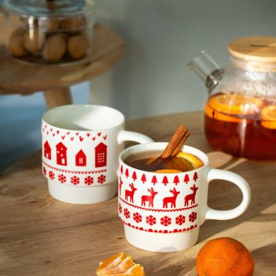 Набор кружек Homla CANAMA 400 мл 2 шт Принт - 4 Набор кружек Homla CANAMA 400 мл 2 шт Принт 230841 фото - 4