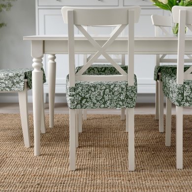 IKEA Подушка на стул DVARGDUNORT Зеленый (ИКЕА ДВАРГДУНОРТ) 50552145 фото - 4