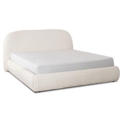 Ліжко Mebel Elit ROSSO Boucle 160x200 см Кремовий ME.ROSSO/160/KR/TB/LOZZPOJ фото - 3