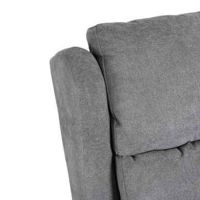 Крісло м'яке розкладне масажне з реклайнером Mebel Elit SEBASTIAN Сірий ME.SEBASTIAN/P/T/FW фото - 14